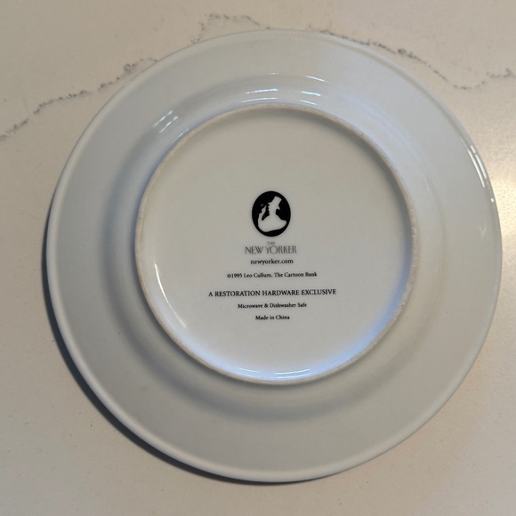 Restoration Hardware The New Yorker 2004 Porcelain Cheese Set of 6 Original Box - Picture 15 of 16